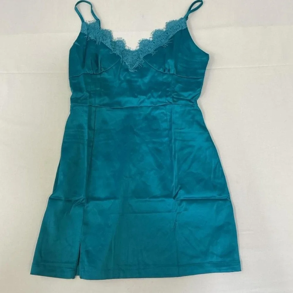 O.Vianca satin slip‎ dress